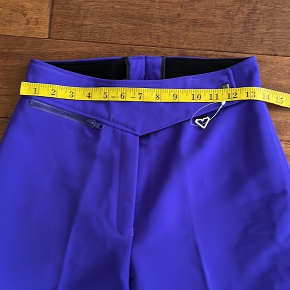 Vintage Obermeyer Women’s Blue Wool Blend Stirrup Ski Pants Made in Japan - Picture 4 of 10